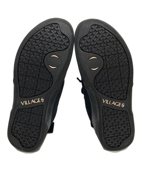 VILLAGE PM（ヴィレッジピーエム）VILLAGE PM (ヴィレッジピーエム) VILLAGE1PM ローカットスニーカー ブラック サイズ:USM 8 / UK 9.5 / 26cmの古着・服飾アイテム