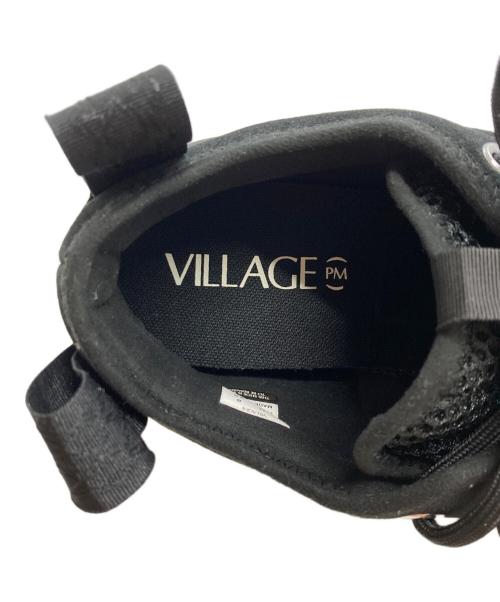 VILLAGE PM（ヴィレッジピーエム）VILLAGE PM (ヴィレッジピーエム) VILLAGE1PM ローカットスニーカー ブラック サイズ:USM 8 / UK 9.5 / 26cmの古着・服飾アイテム