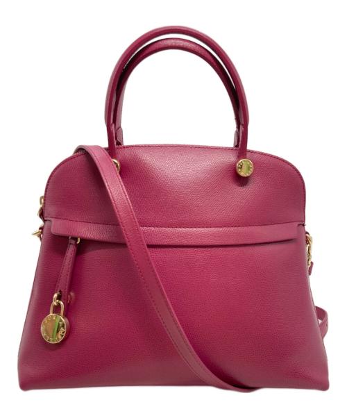 FURLA（フルラ）FURLA (フルラ) 2WAYショルダーバッグ ピンクの古着・服飾アイテム