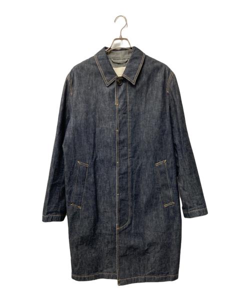 MACKINTOSH（マッキントッシュ）MACKINTOSH (マッキントッシュ) コットンデニム ステンカラーコート インディゴ サイズ:40の古着・服飾アイテム