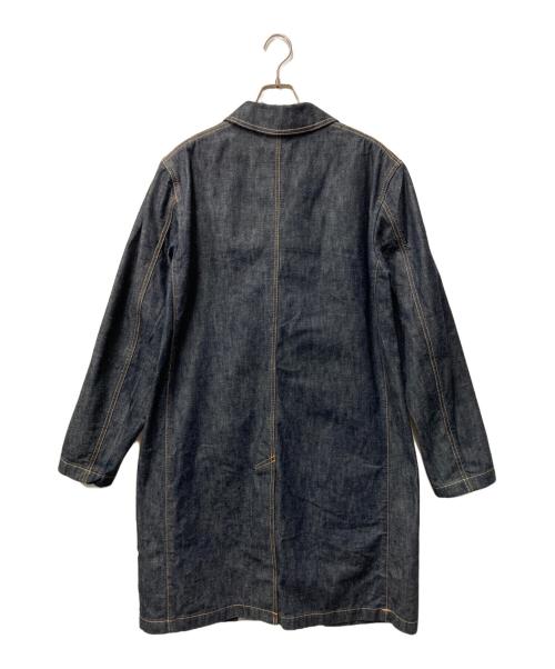 MACKINTOSH（マッキントッシュ）MACKINTOSH (マッキントッシュ) コットンデニム ステンカラーコート インディゴ サイズ:40の古着・服飾アイテム