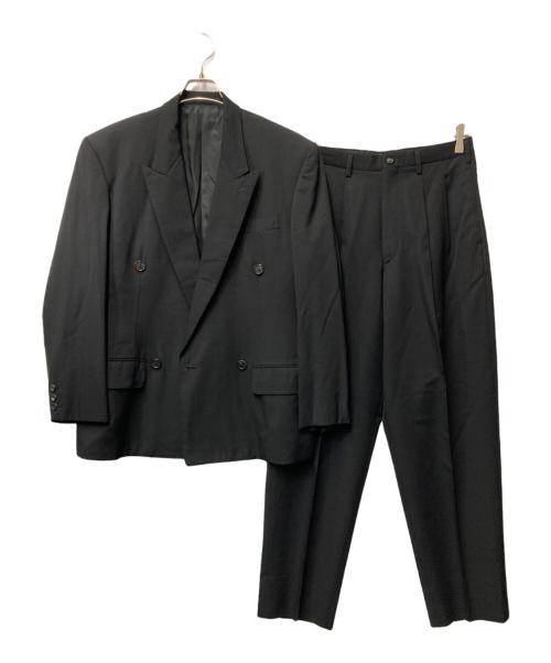 Y's for men（ワイズフォーメン）Y'S for men (ワイズフォーメン) ウールギャバセットアップスーツ ブラック サイズ:Ｍの古着・服飾アイテム