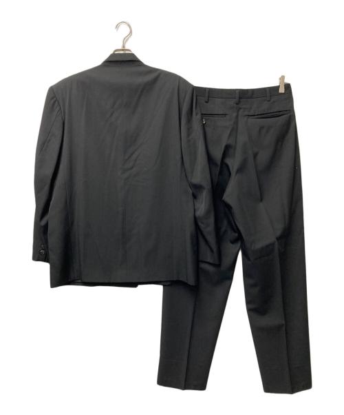 Y's for men（ワイズフォーメン）Y'S for men (ワイズフォーメン) ウールギャバセットアップスーツ ブラック サイズ:Ｍの古着・服飾アイテム