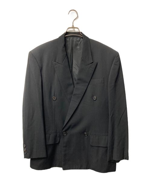 Y's for men（ワイズフォーメン）Y'S for men (ワイズフォーメン) ウールギャバセットアップスーツ ブラック サイズ:Ｍの古着・服飾アイテム