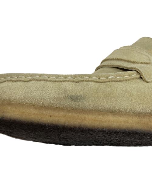 CLARKS（クラークス）CLARKS (クラークス) ワラビーローファー ベージュ サイズ:USM9 / UK8の古着・服飾アイテム