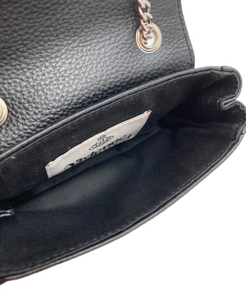 Vivienne Westwood（ヴィヴィアンウエストウッド）Vivienne Westwood (ヴィヴィアンウエストウッド) チェーンショルダーバッグ ブラックの古着・服飾アイテム