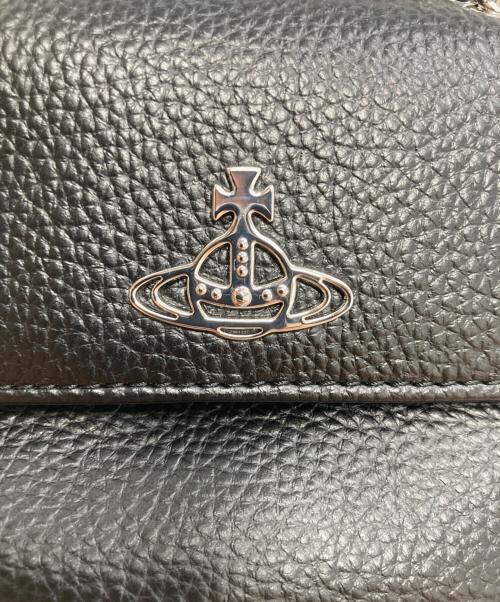 Vivienne Westwood（ヴィヴィアンウエストウッド）Vivienne Westwood (ヴィヴィアンウエストウッド) チェーンショルダーバッグ ブラックの古着・服飾アイテム
