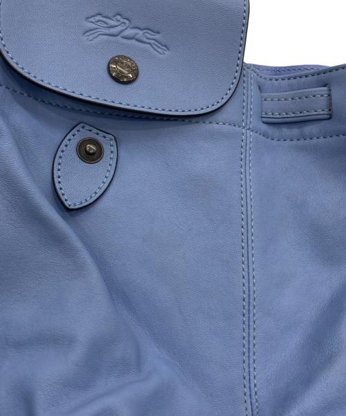 LONGCHAMP（ロンシャン）LONGCHAMP (ロンシャン) ル・プリアージュ キュイール ブルーの古着・服飾アイテム