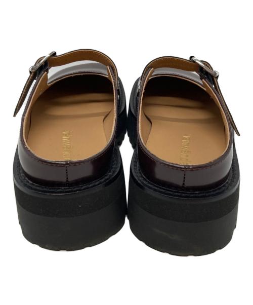 LEINWANDE（ラインヴァンド）LEINWANDE (ラインヴァンド) Mary Jane Clogs ブラウン サイズ:Mの古着・服飾アイテム