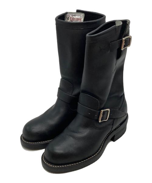 CHIPPEWA（チペワ）CHIPPEWA (チペワ) エンジニアブーツ ブラック サイズ:SIZE 5 1/2 Eの古着・服飾アイテム