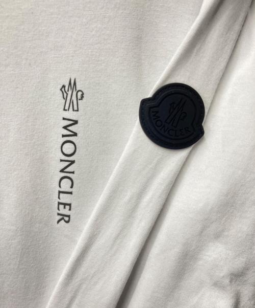 MONCLER（モンクレール）MONCLER (モンクレール) ロングスリーブカットソー ホワイト サイズ:Ｍの古着・服飾アイテム