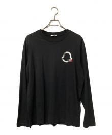 MONCLER（モンクレール）の古着「長袖カットソー」｜ブラック