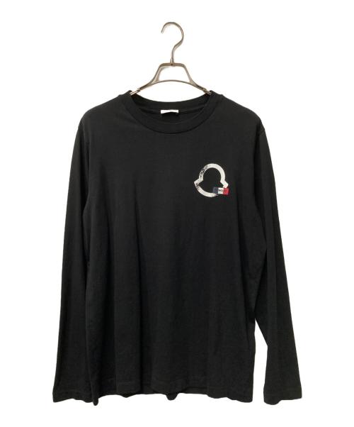 MONCLER（モンクレール）MONCLER (モンクレール) 長袖カットソー ブラック サイズ:Ｍの古着・服飾アイテム