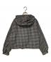 PRADA (プラダ) ギンガムチェック柄フリルブルゾン ホワイト×ブラック サイズ:36：27000円