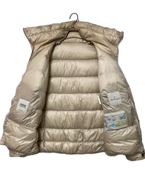 MONCLER（モンクレール）MONCLER (モンクレール) ダウンジャケット ベージュの古着・服飾アイテム