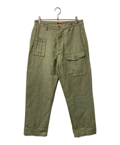 NIGEL CABOURN LYBRO（ナイジェルケーボン ライブロ）NIGEL CABOURN LYBRO (ナイジェルケーボン ライブロ) カーゴパンツ グリーン サイズ:34の古着・服飾アイテム