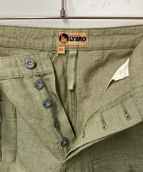 NIGEL CABOURN LYBRO（ナイジェルケーボン ライブロ）NIGEL CABOURN LYBRO (ナイジェルケーボン ライブロ) カーゴパンツ グリーン サイズ:34の古着・服飾アイテム