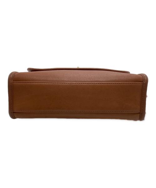 COACH（コーチ）COACH (コーチ) ターンロックショルダーバッグ ブラウンの古着・服飾アイテム