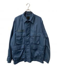 DAIWA PIER39（ダイワ ピア39）の古着「TECH MULTI FISHING POCKET MIL BDU SHIRT L/S」｜ブルー