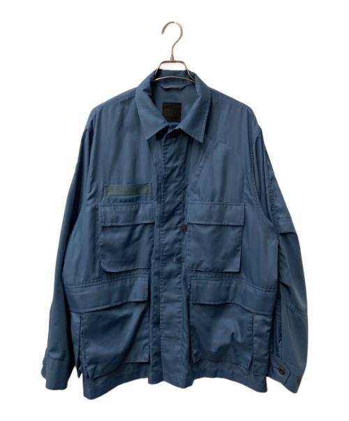 DAIWA PIER39（ダイワ ピア39）DAIWA PIER39 (ダイワ ピア39) TECH MULTI FISHING POCKET MIL BDU SHIRT L/S ブルー サイズ:Lの古着・服飾アイテム