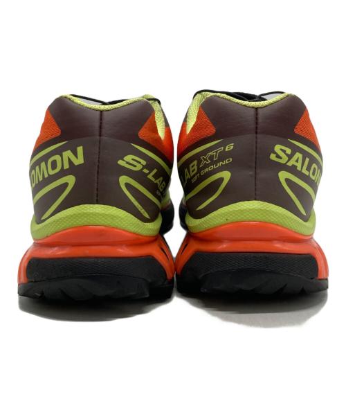 SALOMON（サロモン）SALOMON (サロモン) XT-6 ローカットスニーカー オレンジ×グリーン サイズ:UK8/EUR42/USW9.5/USM8.5/CN265/JP26.5の古着・服飾アイテム