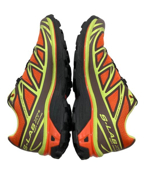 SALOMON（サロモン）SALOMON (サロモン) XT-6 ローカットスニーカー オレンジ×グリーン サイズ:UK8/EUR42/USW9.5/USM8.5/CN265/JP26.5の古着・服飾アイテム