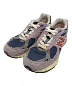 NEW BALANCEニューバランス）の古着「ローカットスニーカー」｜パープル×ネイビー