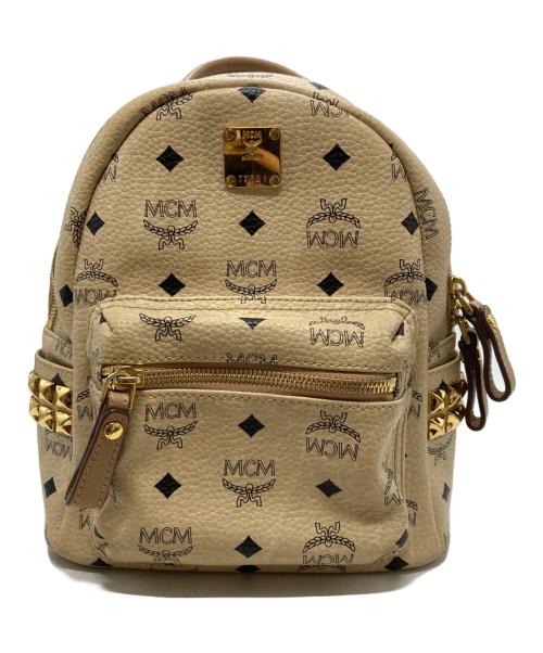 MCM（エムシーエム）MCM (エムシーエム) ヴィセトス リュック ベージュの古着・服飾アイテム