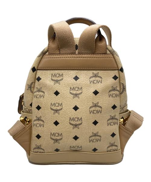 MCM（エムシーエム）MCM (エムシーエム) ヴィセトス リュック ベージュの古着・服飾アイテム