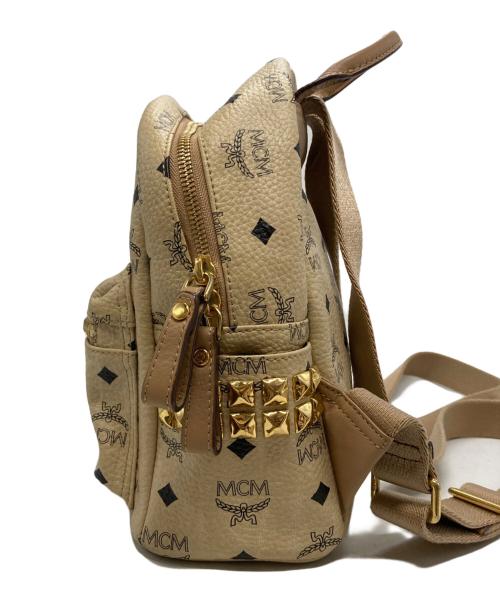 MCM（エムシーエム）MCM (エムシーエム) ヴィセトス リュック ベージュの古着・服飾アイテム