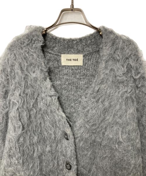THE TOE（ザ・トゥー）THE TOE (ザ・トゥー) シャギーニットカーディガン グレー サイズ:Ｍの古着・服飾アイテム
