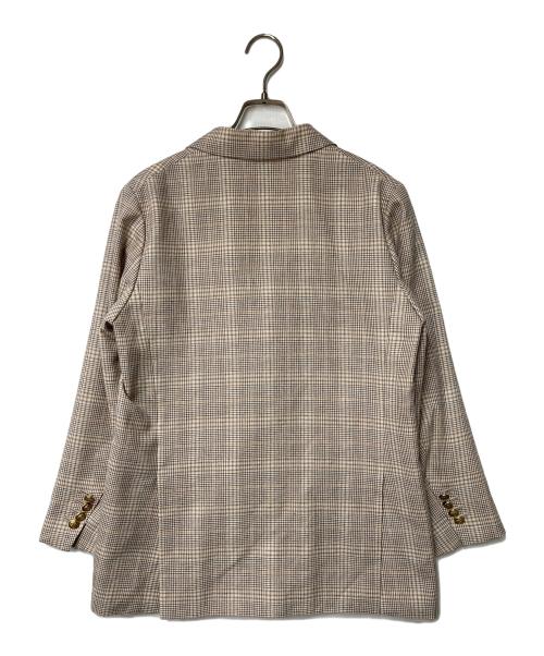 Spick and Span（スピック＆スパン）Spick and Span (スピック＆スパン) ウール先染めダブルジャケット ベージュ サイズ:38の古着・服飾アイテム