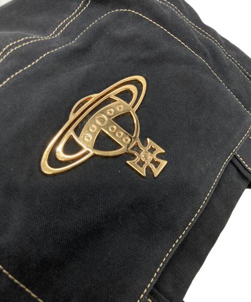 Vivienne Westwood（ヴィヴィアンウエストウッド）Vivienne Westwood (ヴィヴィアンウエストウッド) オーブトートバッグ ブラックの古着・服飾アイテム