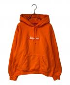 SUPREMEシュプリーム）の古着「Box Logo Hooded Sweatshirt」｜オレンジ