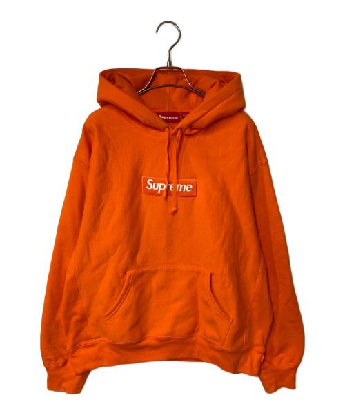 SUPREME（シュプリーム）SUPREME (シュプリーム) Box Logo Hooded Sweatshirt オレンジ サイズ:Mの古着・服飾アイテム