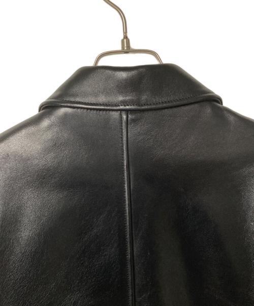 Schott（ショット）Schott (ショット) LEATHER TRACKER JACKET ブラック サイズ:Lの古着・服飾アイテム