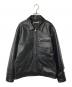 Schott（ショット）の古着「LEATHER TRACKER JACKET」｜ブラック