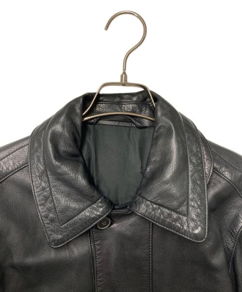 LOEWE（ロエベ）LOEWE (ロエベ) レザージャケット ブラック サイズ:50の古着・服飾アイテム
