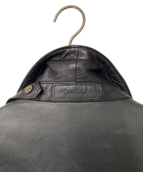 LOEWE（ロエベ）LOEWE (ロエベ) レザージャケット ブラック サイズ:50の古着・服飾アイテム