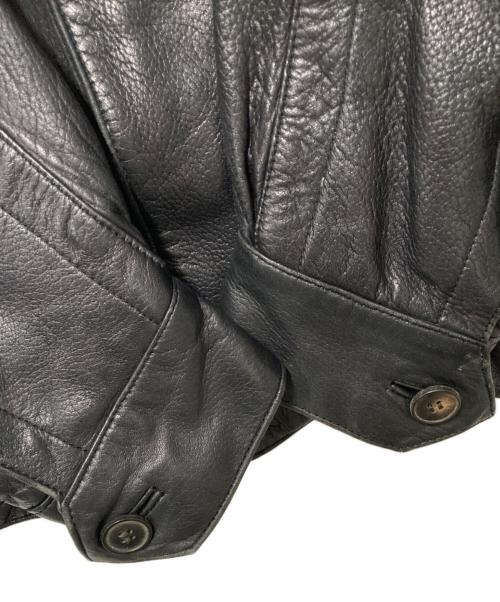 LOEWE（ロエベ）LOEWE (ロエベ) レザージャケット ブラック サイズ:50の古着・服飾アイテム