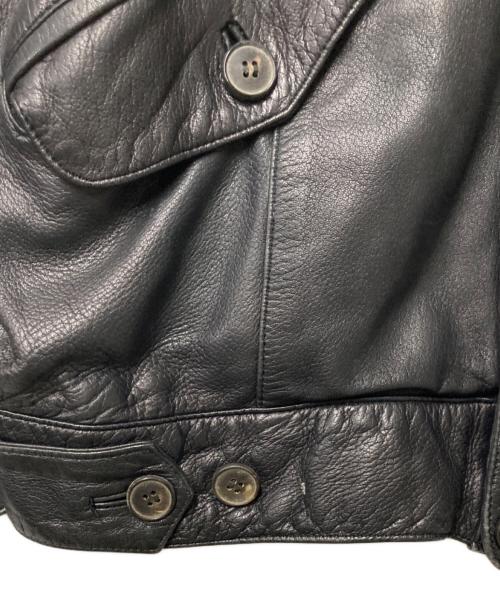 LOEWE（ロエベ）LOEWE (ロエベ) レザージャケット ブラック サイズ:50の古着・服飾アイテム