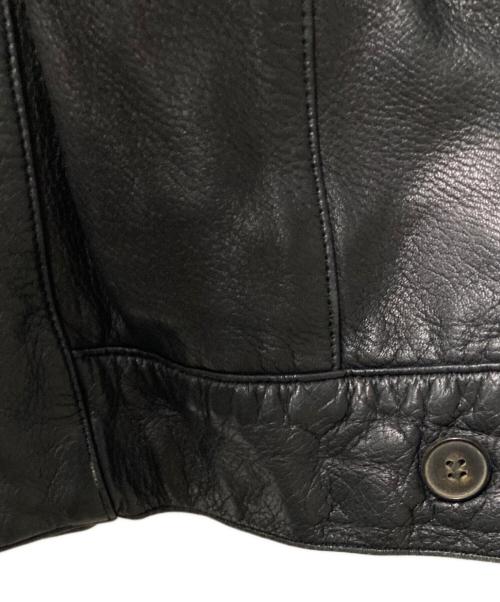 LOEWE（ロエベ）LOEWE (ロエベ) レザージャケット ブラック サイズ:50の古着・服飾アイテム