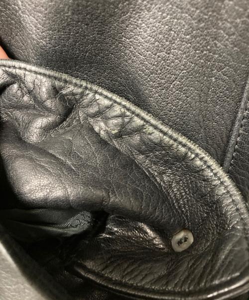 LOEWE（ロエベ）LOEWE (ロエベ) レザージャケット ブラック サイズ:50の古着・服飾アイテム