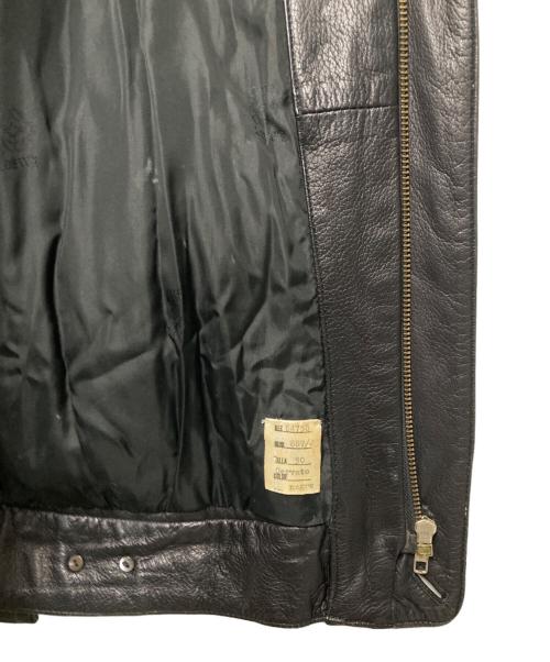 LOEWE（ロエベ）LOEWE (ロエベ) レザージャケット ブラック サイズ:50の古着・服飾アイテム