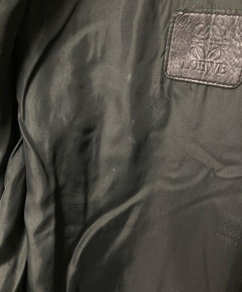 LOEWE（ロエベ）LOEWE (ロエベ) レザージャケット ブラック サイズ:50の古着・服飾アイテム