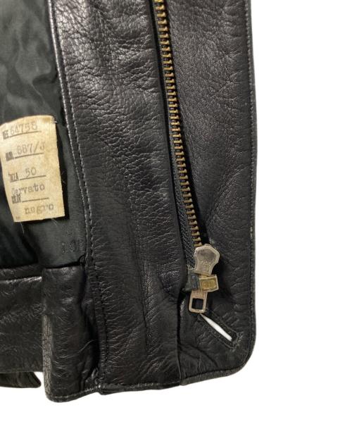 LOEWE（ロエベ）LOEWE (ロエベ) レザージャケット ブラック サイズ:50の古着・服飾アイテム