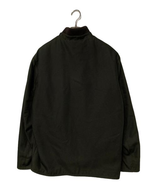 HERMES（エルメス）HERMES (エルメス) レザーライナー付ジャケット カーキ×ブラウン サイズ:52の古着・服飾アイテム