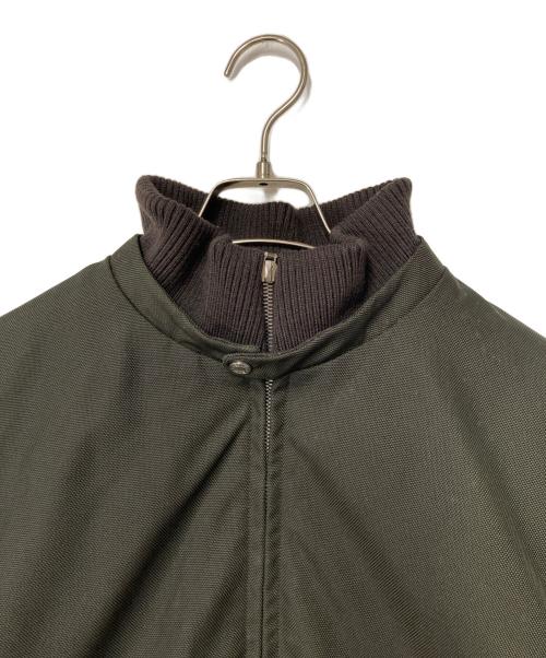 HERMES（エルメス）HERMES (エルメス) レザーライナー付ジャケット カーキ×ブラウン サイズ:52の古着・服飾アイテム