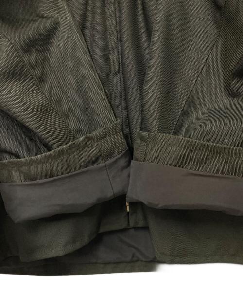 HERMES（エルメス）HERMES (エルメス) レザーライナー付ジャケット カーキ×ブラウン サイズ:52の古着・服飾アイテム