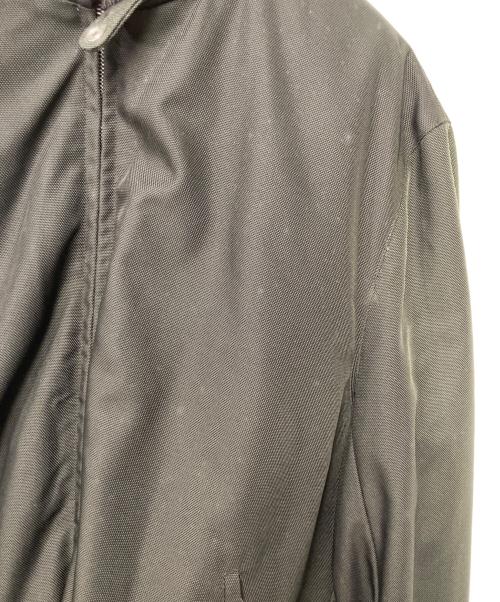 HERMES（エルメス）HERMES (エルメス) レザーライナー付ジャケット カーキ×ブラウン サイズ:52の古着・服飾アイテム
